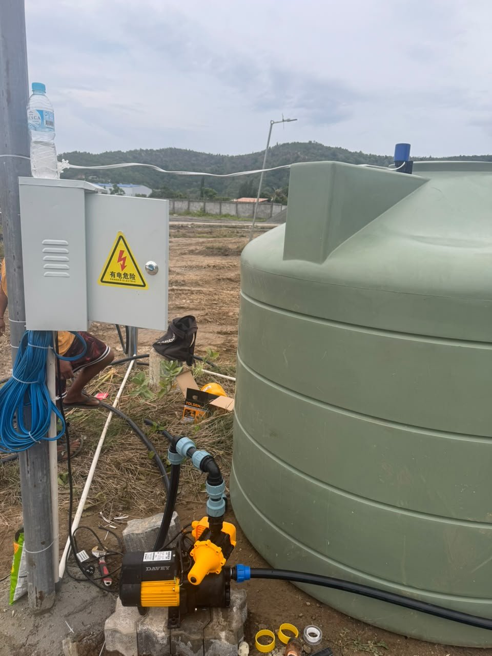 Industrial Diesel Generator Setup